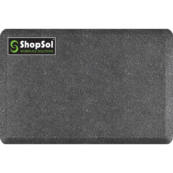 Shopsol Anti-Fatigue Supreme Mat, 3"x2", Mosiac Steel 1010646